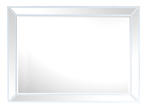 Monroe Landscape Mirror (Pearlized White)