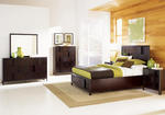 Nova Island Bedroom Set (Chestnut)