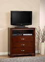 Raven Media Cabinet (Dark Cherry Finish)