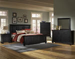 Reflections Mansion Bedroom Set (Ebony Finish)
