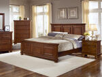 Reflections Mansion Panel Bed (Medium Cherry Finish)
