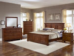 Reflections Mansion Panel Bedroom Set (Medium Cherry Finish)