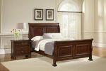 Reflections Sleigh Bedroom Set (Dark Cherry Finish)