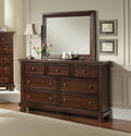 Reflections Triple Dresser (Dark Cherry Finish)