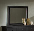 Reflections Triple Dresser Landscape Mirror (Ebony Finish)
