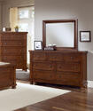 Reflections Triple Dresser (Medium Cherry Finish)