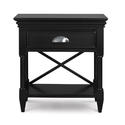 Regan Open Nightstand (Black)