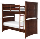 Riley Bunk Bed - Twin Over Twin (Cherry)