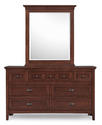 Riley Portrait Mirror (Cherry)