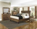 River Ridge Island Bed with Casters (Distressed Natural)