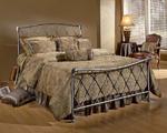 Silverton Bed (Brushed Silver Finish)