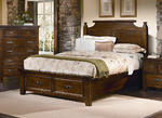 Timber Mill Broomhandle Storage Bed (Pine Finish)