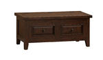 Tuscan Retreat Blanket Box (Rustic Mahogany Finish)