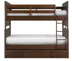 Twilight Bunk Bed - Twin Over Twin (Chestnut)