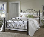 Vista Bed (Silver & Espresso Finish)