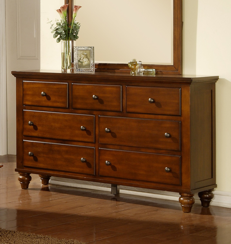 Chatham Dresser Walnut Finish Ch555dr Decor South