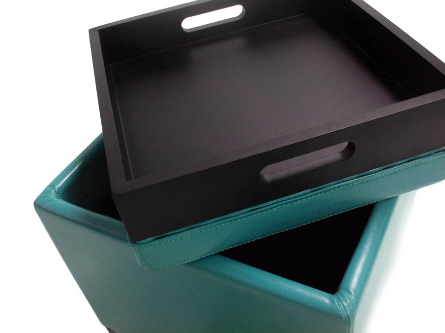 Contemporary Storage Ottoman With Tray Sky Blue Lc530ot Contemporary Storage Ottoman With Tray Sky Blue Lc530ot