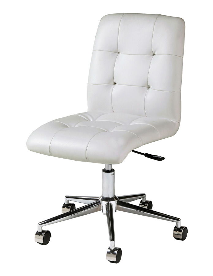 black leather and chrome office chair home design ideas