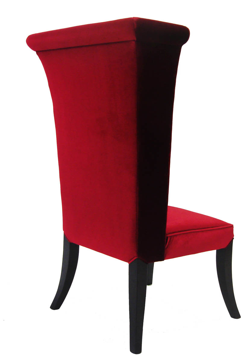 Mad Hatter Dining Chair Rich Red Velvet Lc847sire Decor South Mad Hatter Dining Chair Rich Red Velvet Lc847sire
