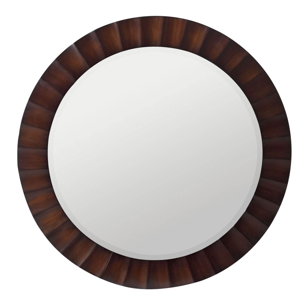 savona round mirror washed brown with dark brown highlights 36 round 1