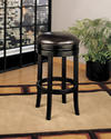 404 Backless Swivel Barstool (Brown)