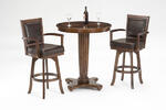 Ambassador Bar Height Table Set (Rich Cherry Finish)