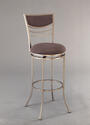 Amherst Swivel Counter Stool (Champagne Finish)