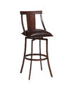 Amrita Counter Stool (Noyer Metal & Brown Finish)