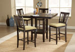 Arcadia Counter Height Dining Set (Espresso Finish)