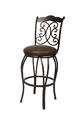 Athena II Swivel Bar Stool (Autumn Rust & Florentine Coffee Finish)