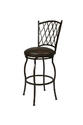 Atrium Swivel Counter Stool (Autumn Rust & Florentine Coffee Finish)