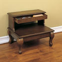 Attic Cherry Bed Steps (Antique Cherry) - [961-535] 1