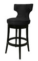 Augusta Counter Stool (Feher Black & Micro Fiber Black Finish)