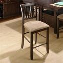 Bakery's Cherry Slat Back Counter Height Stool - Set of 2
