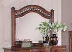 Barkley Square Dresser Mirror (Warm Oak Finish)