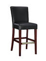 Bonded Leather Bar Stool (Black)