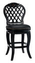Braxton Wood Counter Stool (Black Honey Finish)