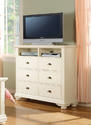 Brook Media Cabinet (White Finish)