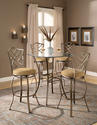 Brookside Bar Height Bistro Table (Brown Powder Coat Finish)