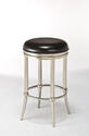 Cadman Backless Counter Stool (Dull Nickel Finish)