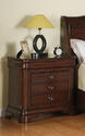 Cameron Nightstand (Dark Cherry Finish)