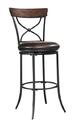Cameron Swivel X-Back Counter Stool (Chestnut Brown Finish)
