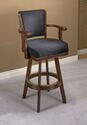 Classic Cherry Swivel Bar Stool (Cherry Finish)