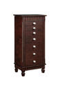 Contemporary Jewelry Armoire (Merlot)