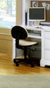 Cottage Collection Wooden Desk Chair (Snow White Finish)