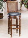 Dalton Cane Back Bar Stool (Distressed Cherry Finish)