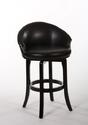 Dartford Swivel Counter Stool (Dark Brown Cherry Finish)