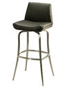 Degorah Counter Stool (Stainless Steel & Black Finish)