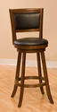 Dennery Swivel Counter Stool (Cherry Finish)