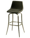 Diamond Pearl Counter Stool (Stainless Steel & Black Finish)